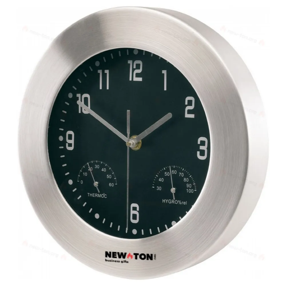 
                                            Aluminium wall clock JUPITER, silver
                                            