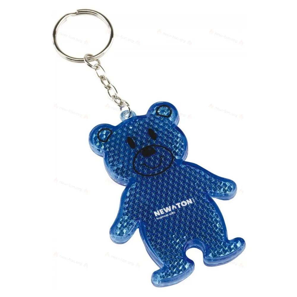 
                                            Reflective teddy key ring TEDDY, blue
                                            