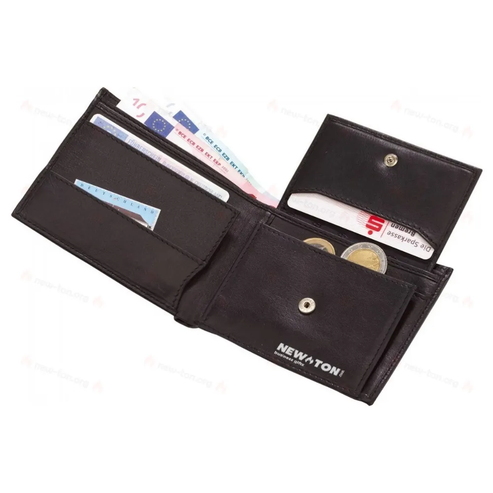 
                                            Genuine leather wallet PALERMO, black
                                            