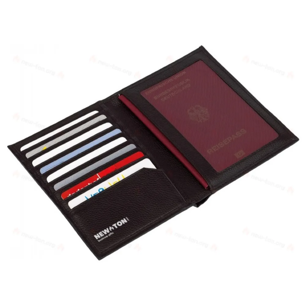 Бумажник для паспорта VACATION, черный