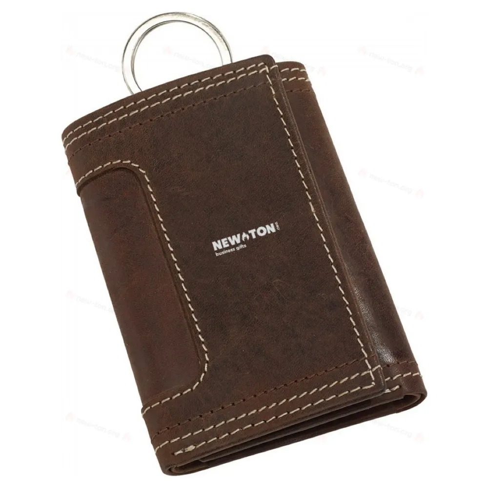
                                            Genuine leather key pouch WILD STYLE, brown
                                            