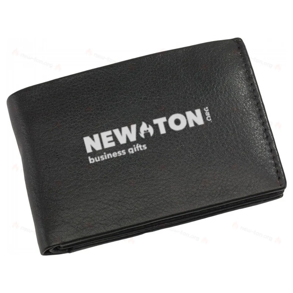
                                            Genuine leather wallet HOLIDAY, black
                                            