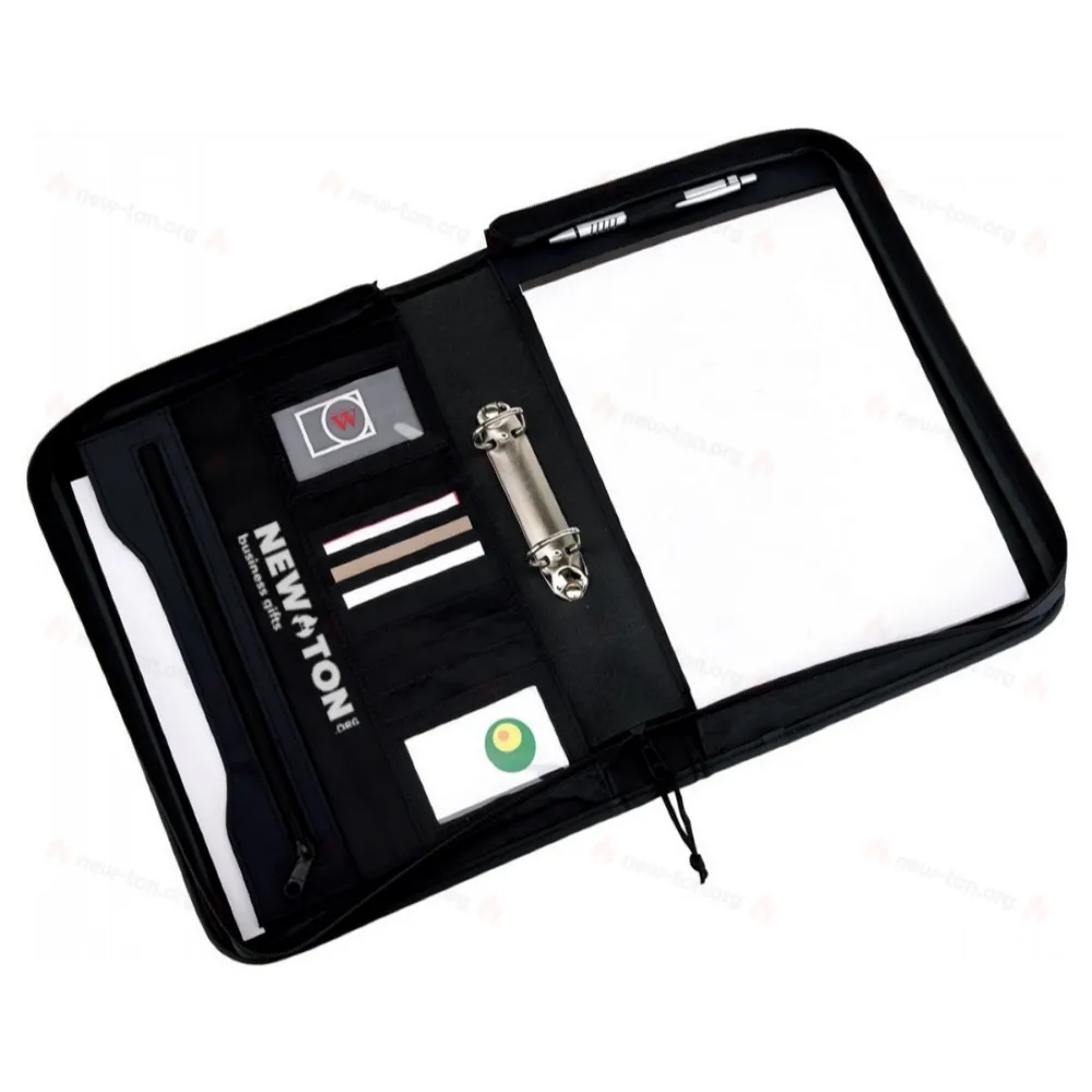 
                                            Ring binder file AVANTI in DIN A4 format, black, blue
                                            