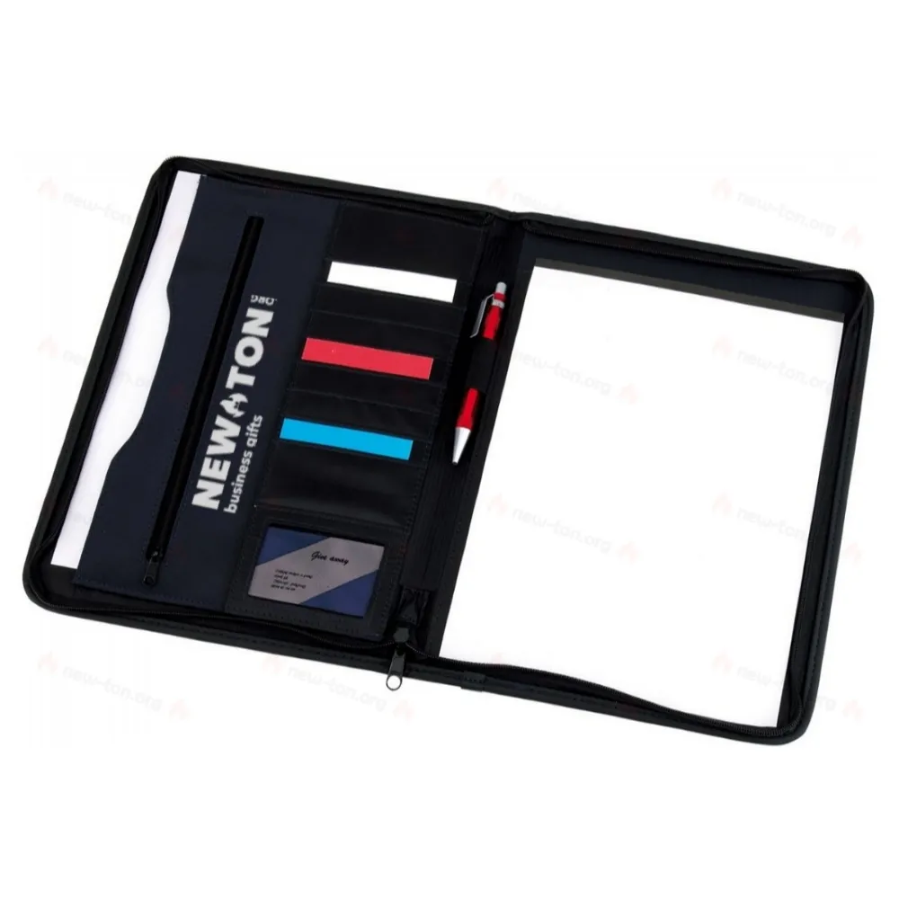 
                                            Conference portfolio AVANTI in DIN A4 format, black, blue
                                            