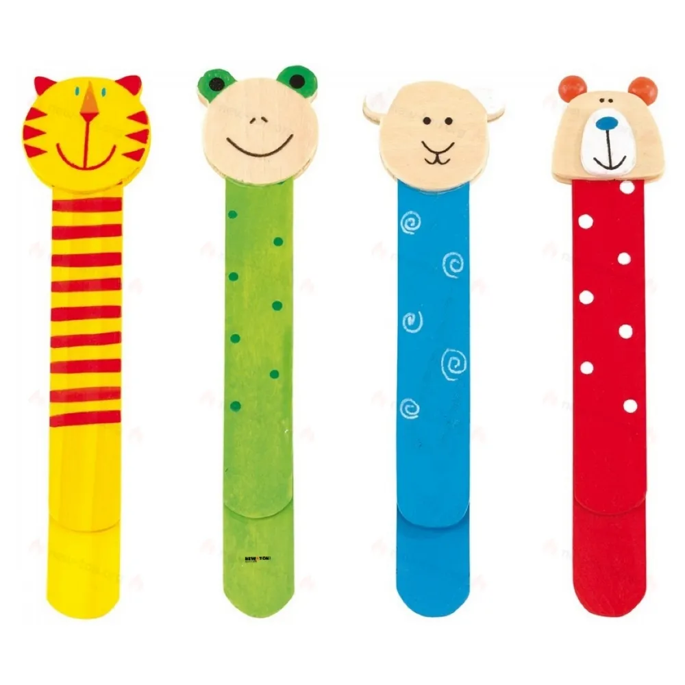 
                                            Wooden bookmarks FUNNY ANIMALS 4-times assorted, price per piece
                                            