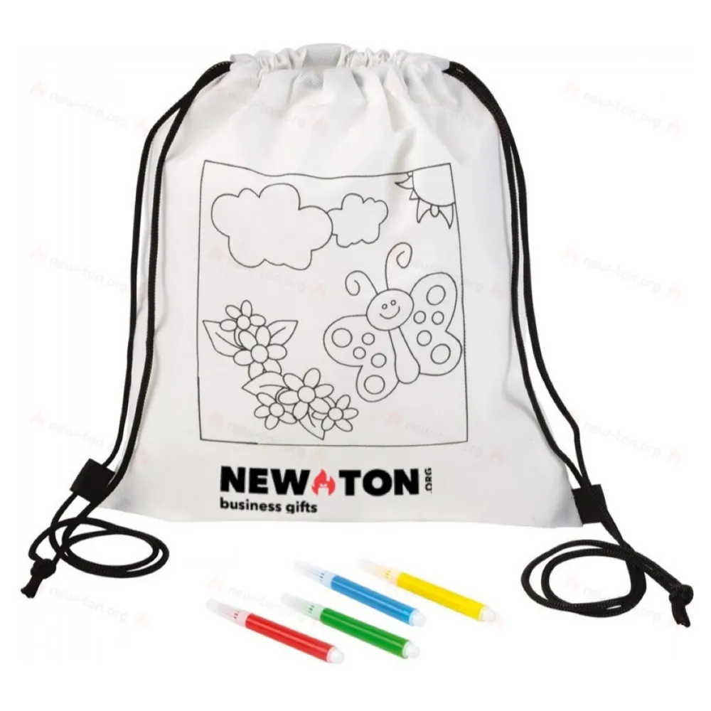 
                                            Backpack for colouring COLOURFUL HOBBY, white
                                            