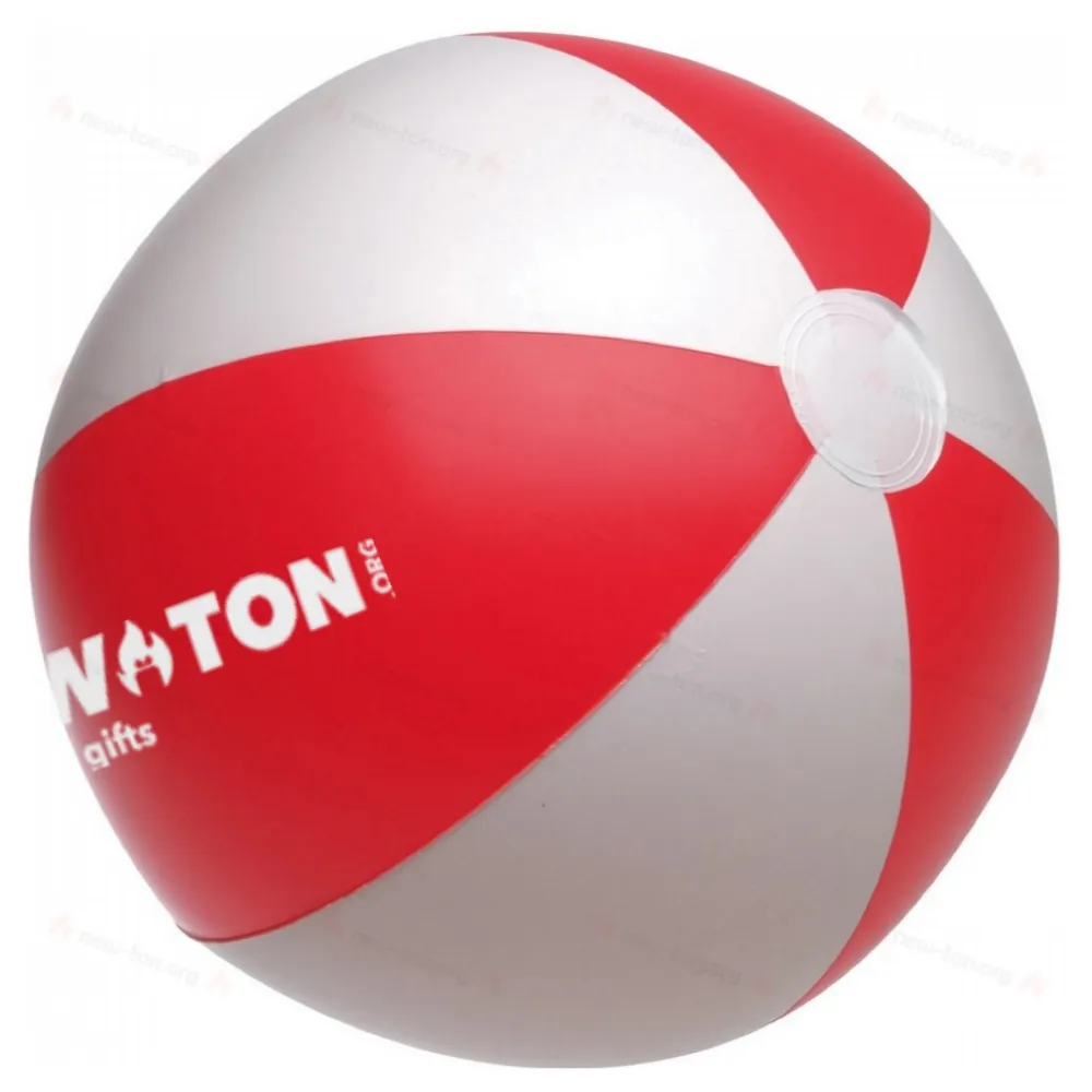
                                            Inflatable beach ball ATLANTIC, red, white
                                            