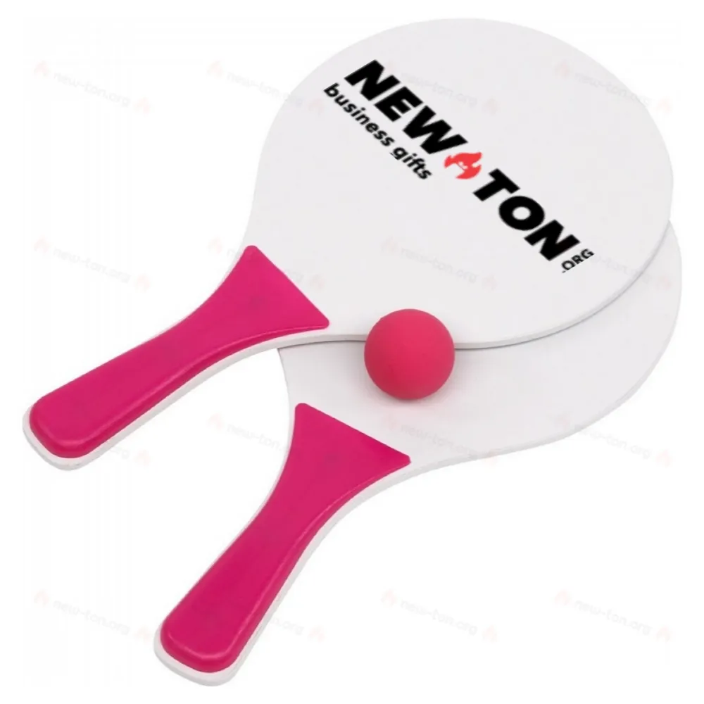 Ракетки SUMMER FEELING, розовый, белый