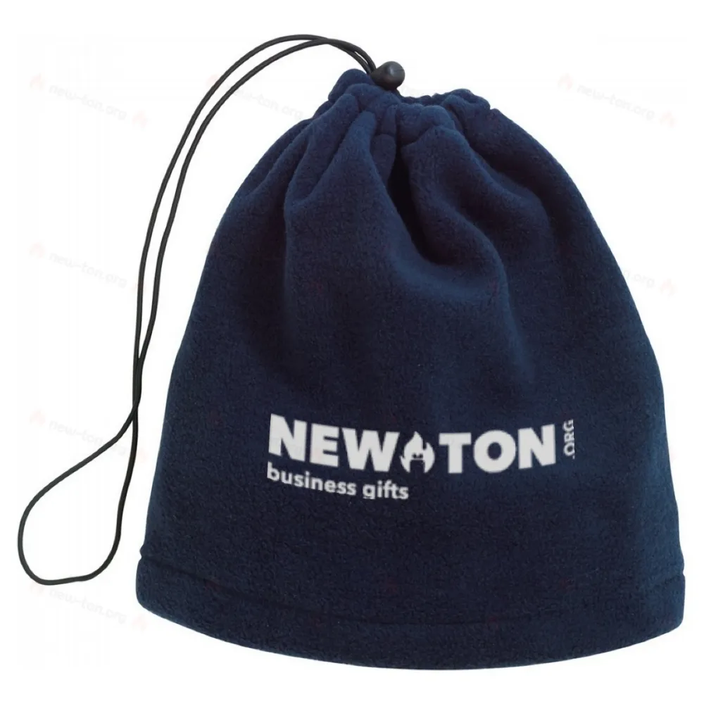 
                                            Fleece scarf-hat VARIOUS, navy blue
                                            