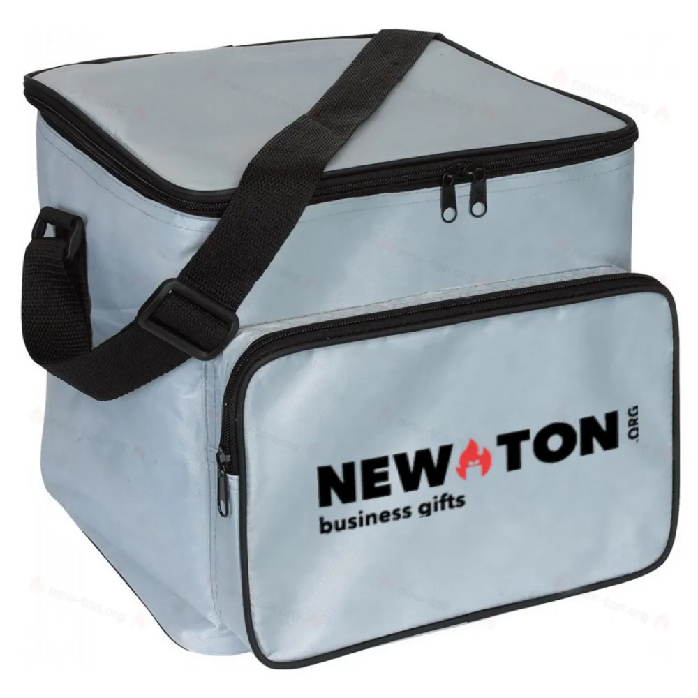 Термосумка ICE, серебристо-серая