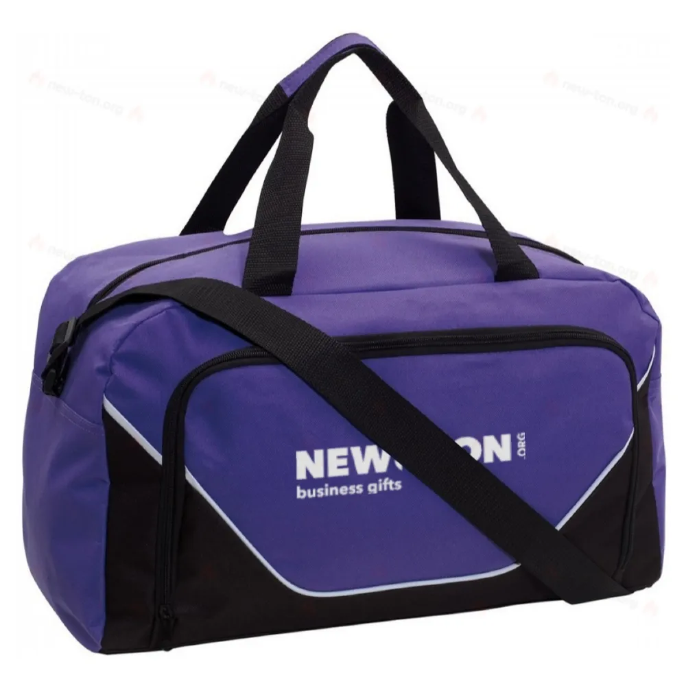 Спортивная сумка JORDAN, черная, фиолетовая