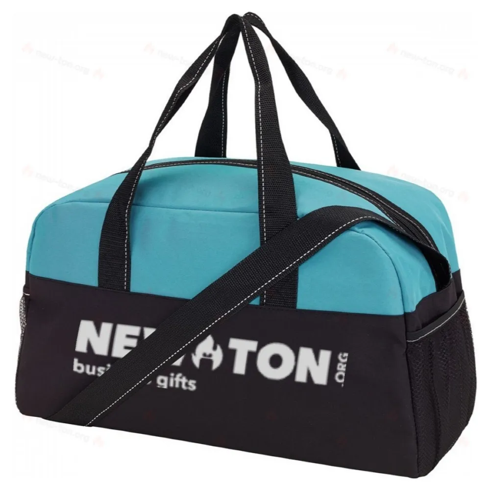 
                                            Sports bag FITNESS, black, turquoise
                                            