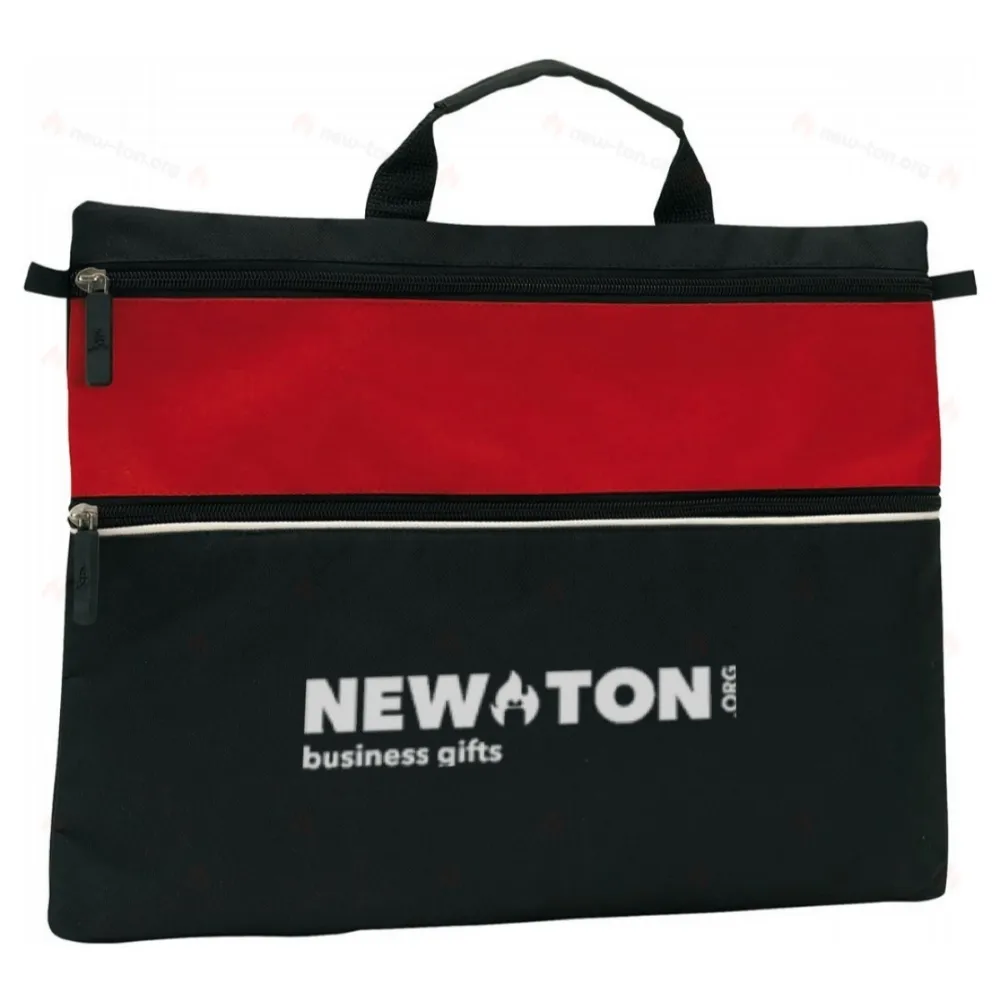 
                                            Document bag FILE, black, red
                                            