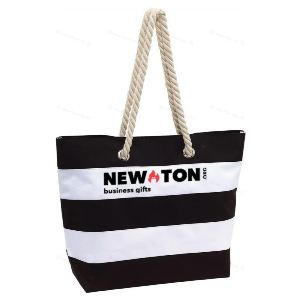 
                                            Beach bag SYLT, black, white
                                            
