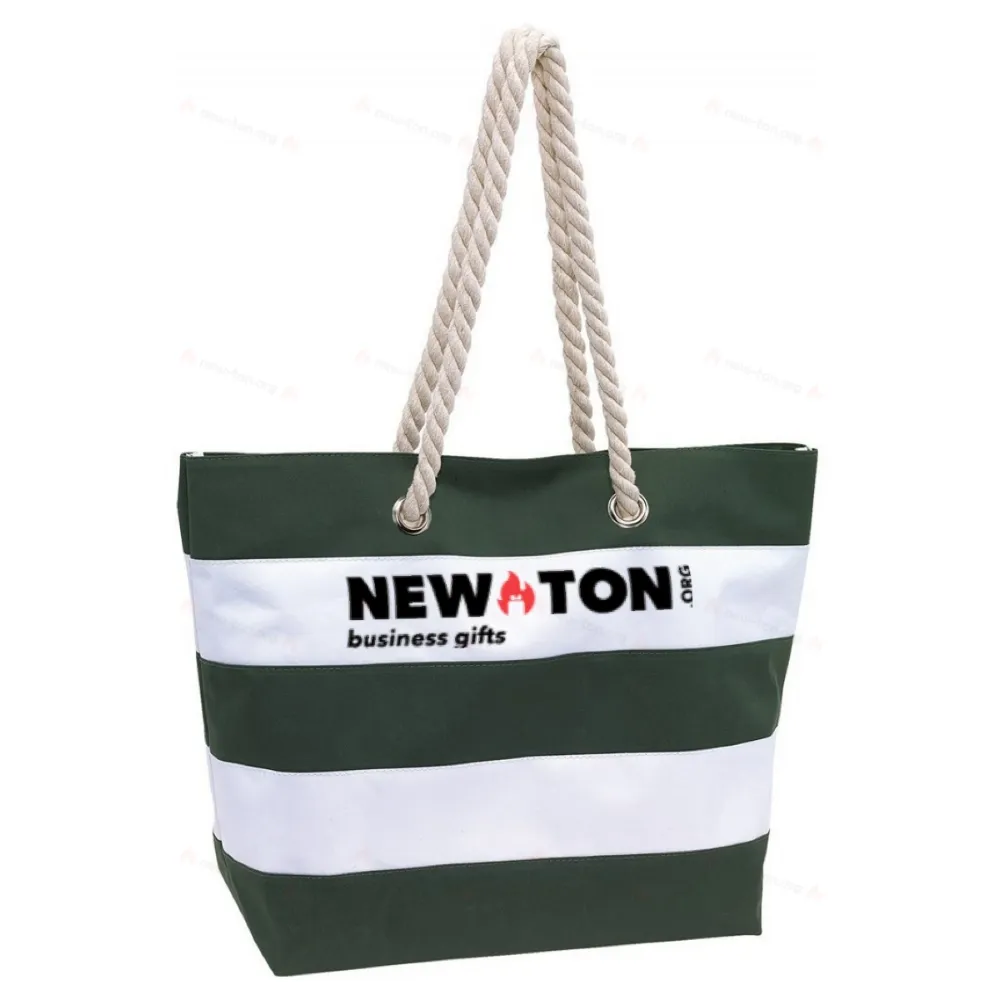 
                                            Beach bag SYLT, green, white
                                            