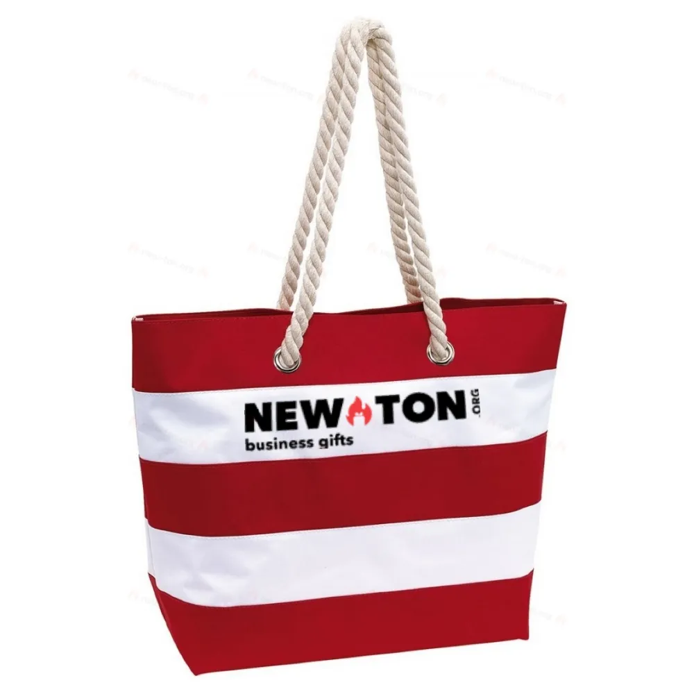 Сумка пляжная SYLT, красная, белая