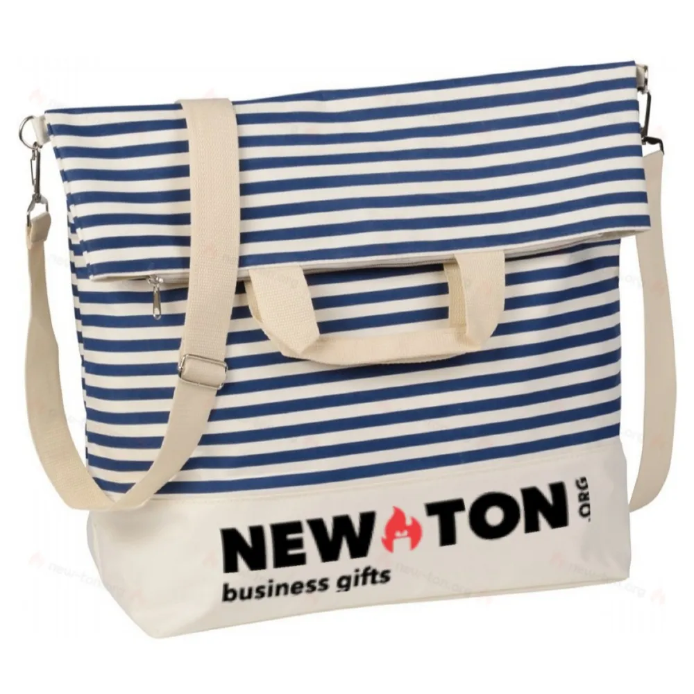 
                                            Beach bag JUIST, beige, blue
                                            
