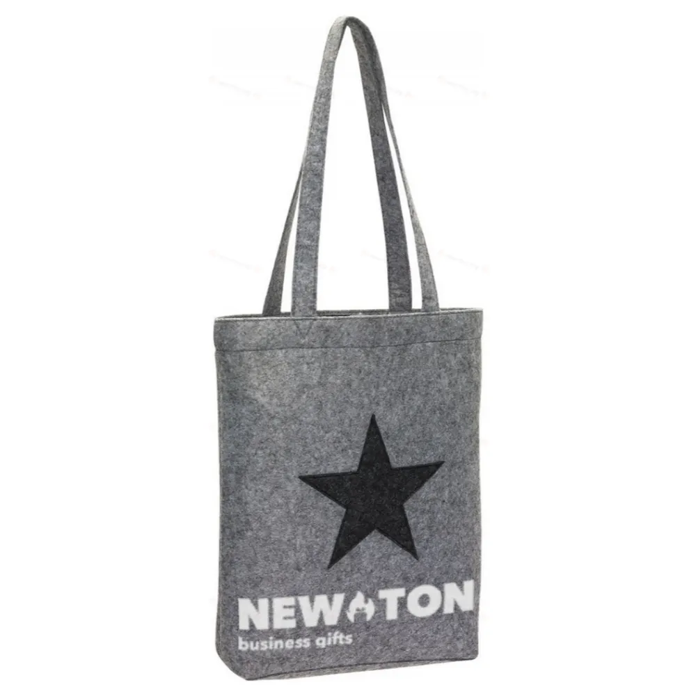 Сумка-шоппер из фетра STAR DUST GO, серый