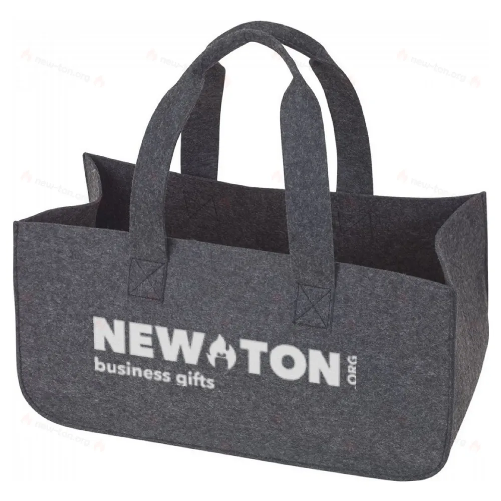 
                                            Felt firewood bag HOMY, grey
                                            