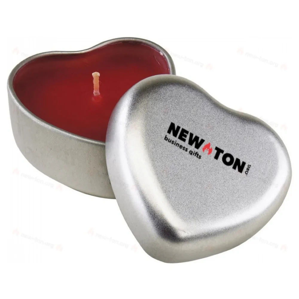 Свеча парфюмированная ваниль GOOD SPIRITS, красный, серебристый