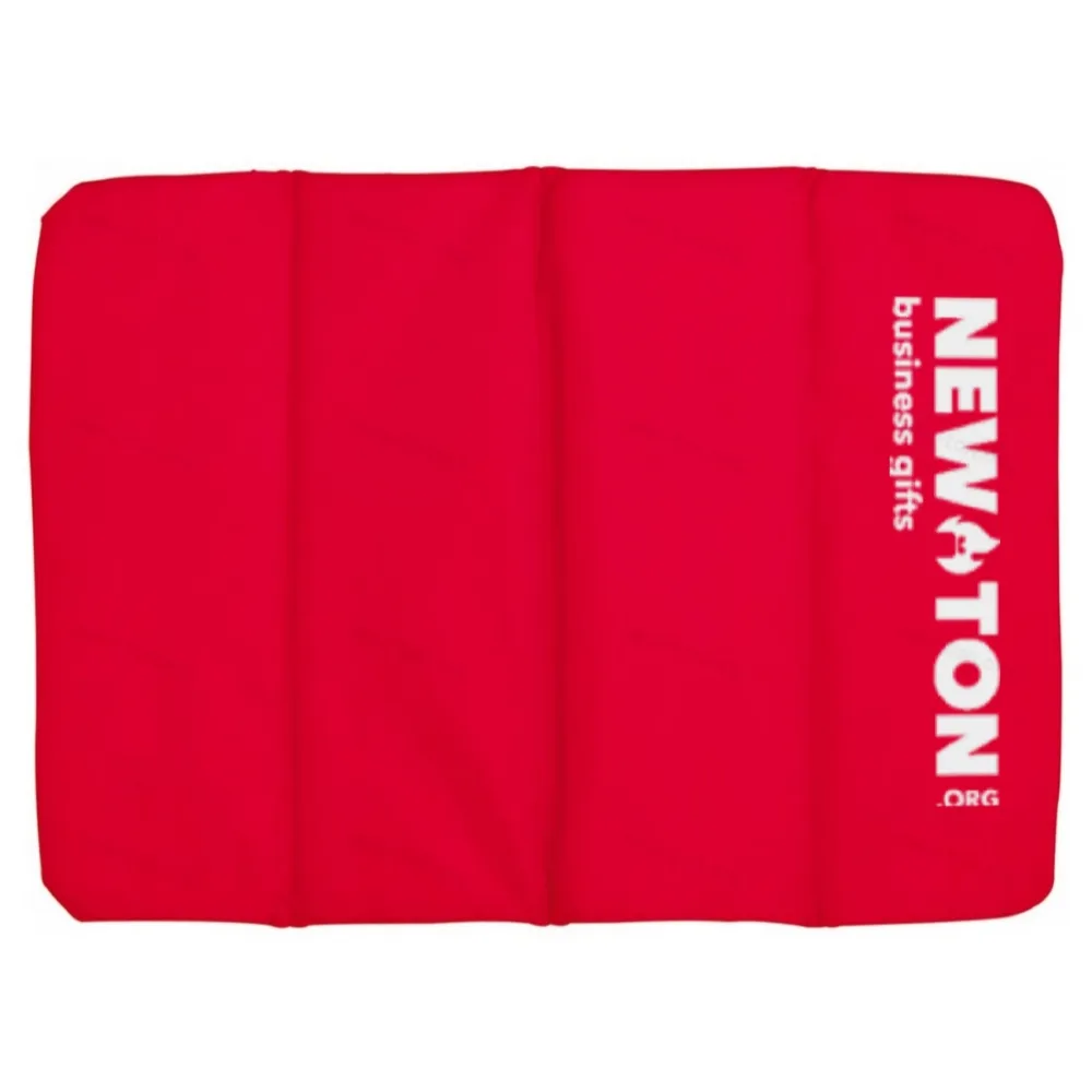 Комфортная подушка PERFECT PLACE - складывающаяся в 3 раза, красная