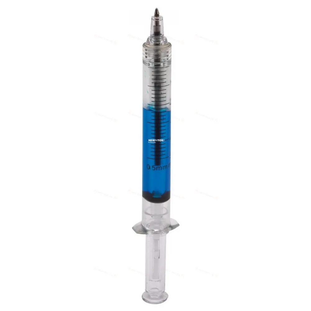 
                                            Transparent ballpoint pen INJECTION, blue
                                            