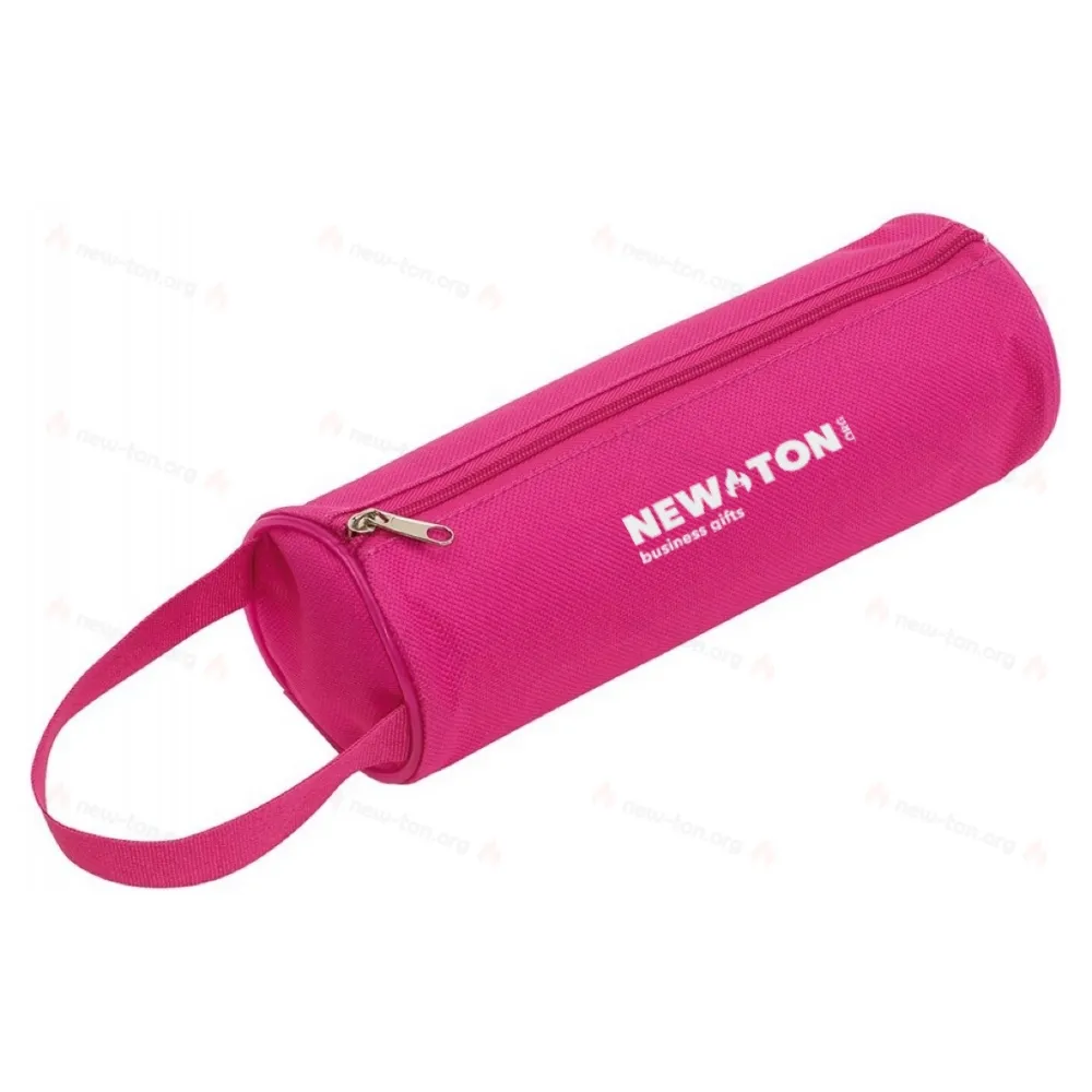 Пенал круглый SCHOOL, пурпурный