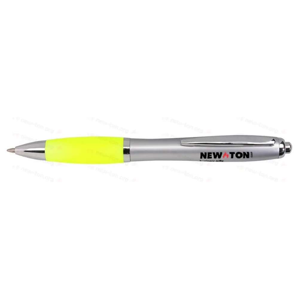 
                                            Ballpoint pen SWAY, silver, yellow
                                            