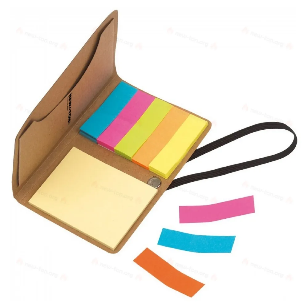 Блокнот STICK ME, коричневый