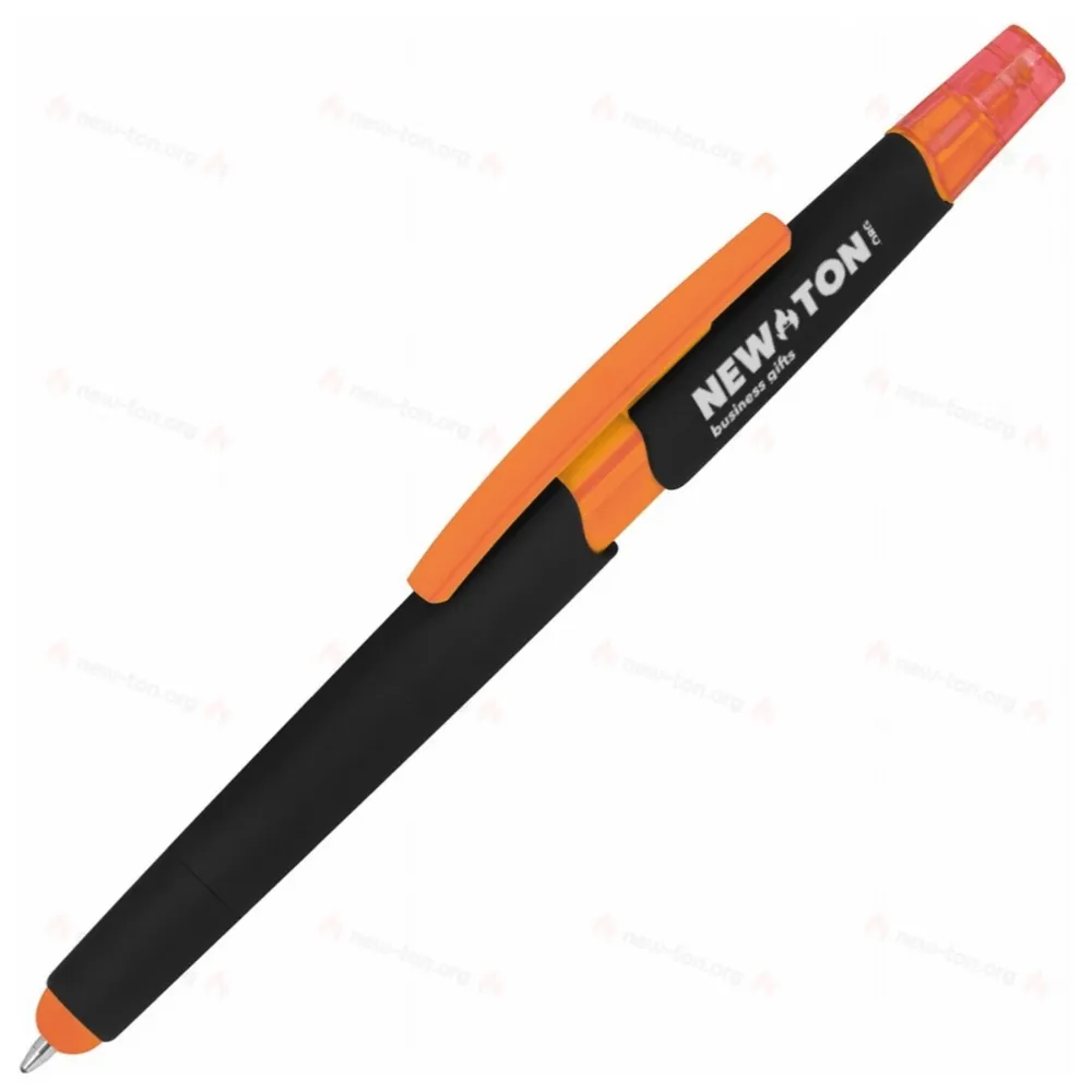 
                                                Plastic ballpen with highlighter and touch function
                                                