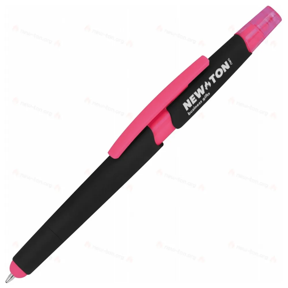 
                                                Plastic ballpen with highlighter and touch function
                                                