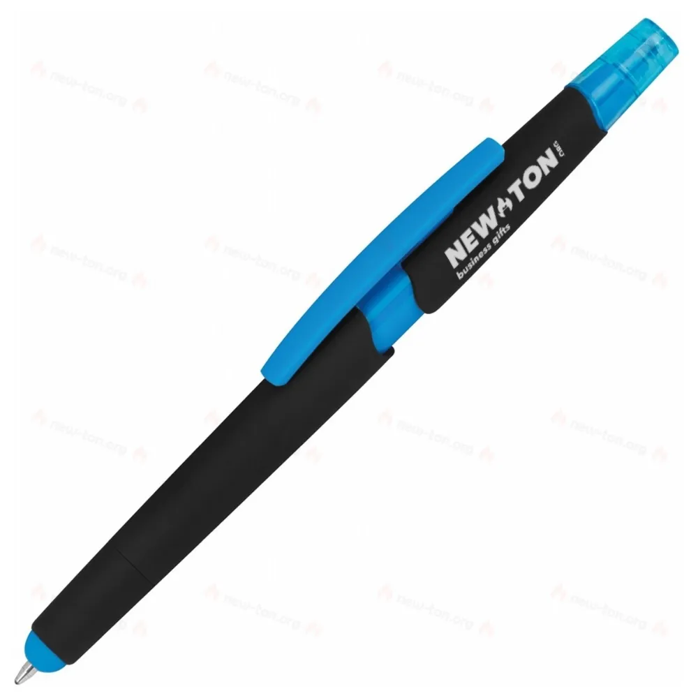 
                                                Plastic ballpen with highlighter and touch function
                                                