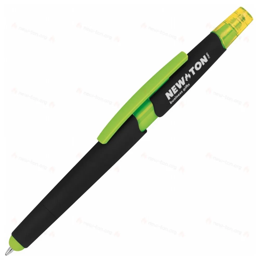 
                                                Plastic ballpen with highlighter and touch function
                                                