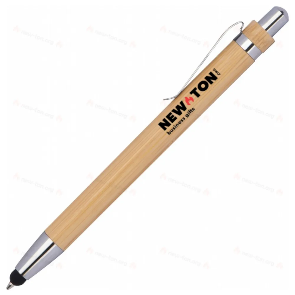 
                                            Bamboo ballpen with touch function
                                            