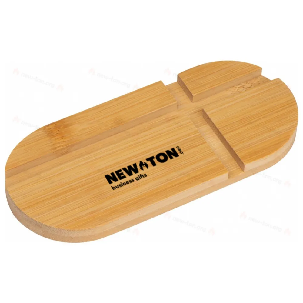 
                                            Bamboo tablet and smartphone holder
                                            