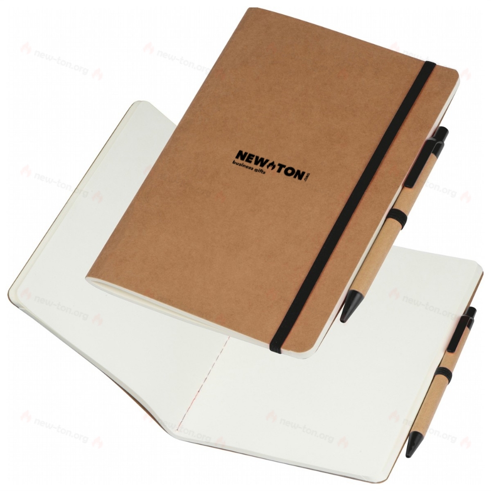 Блокнот с шариковой ручкой