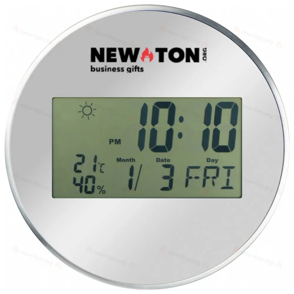 
                                            Wall clock with digital display
                                            