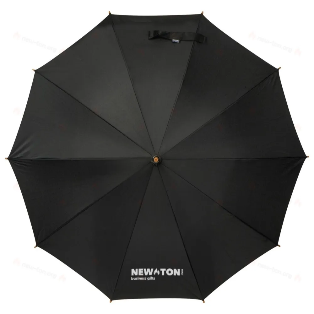 Зонт-трость с бамбуковой ручкой