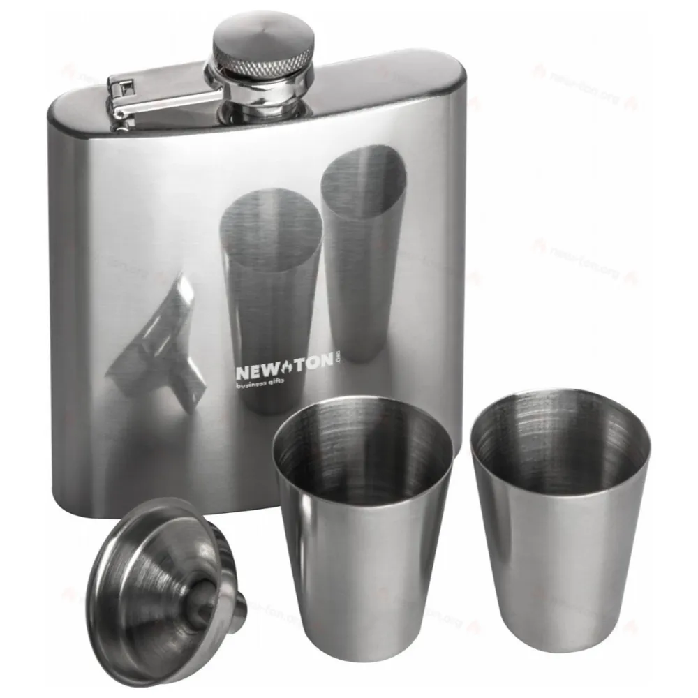 
                                            Hipflask set with 2 cups
                                            