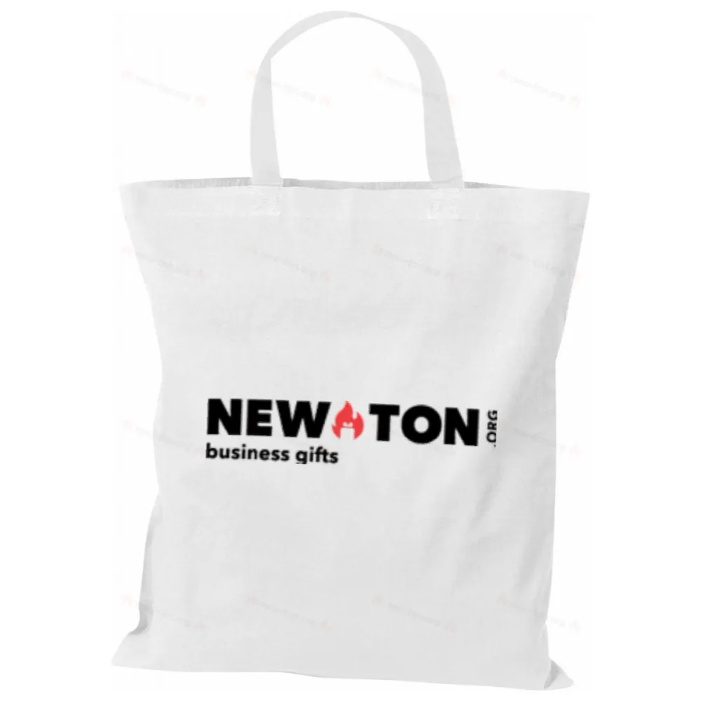 Хлопчатобумажная сумка с короткими ручками