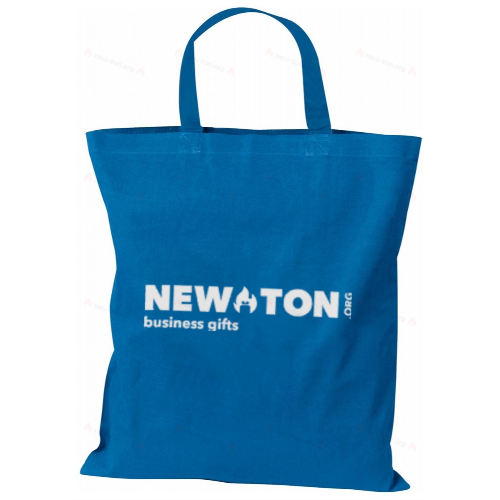 Cotton bag with short handles
