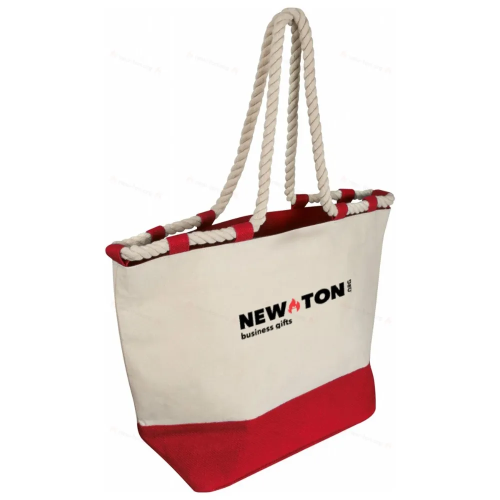 Джутовая сумка на пляж