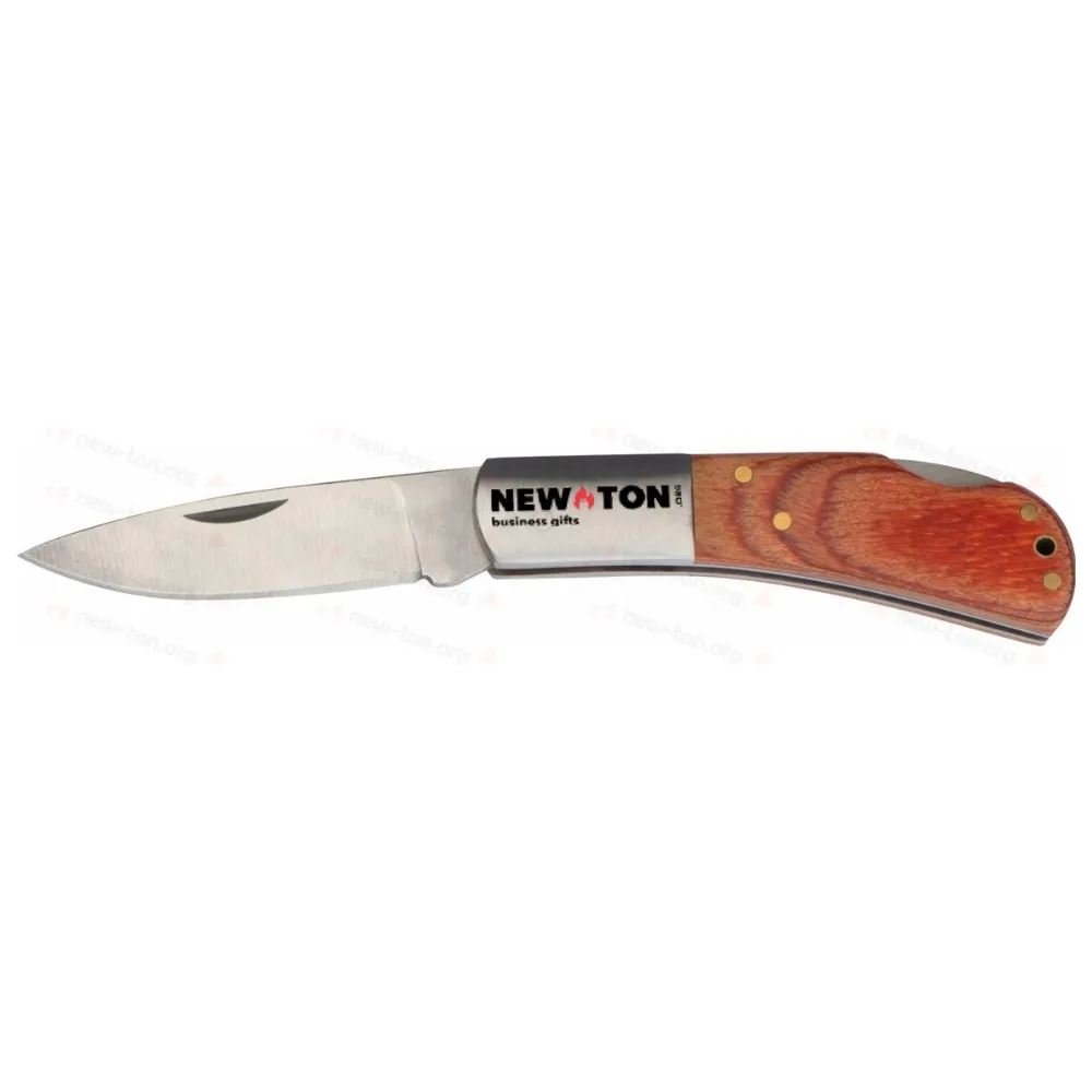 
                                            Folding knife with wooden handle
                                            