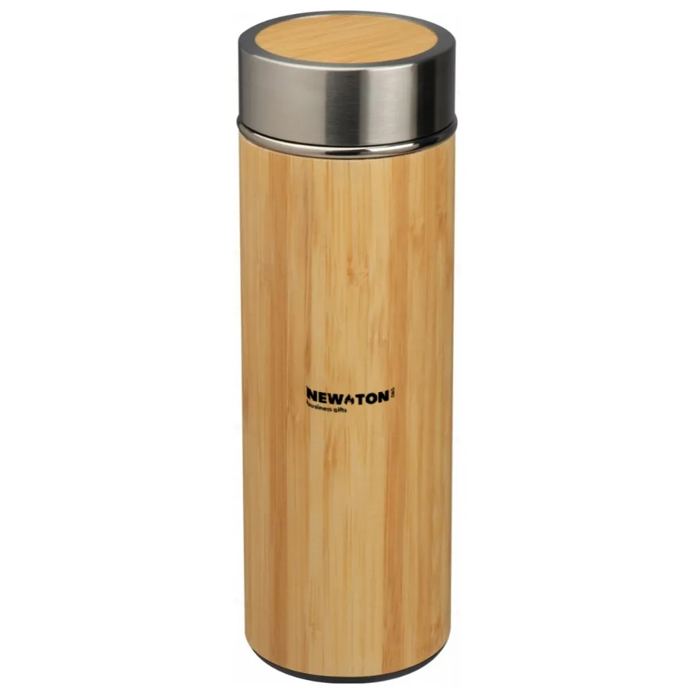 Бамбуковый термос с ситечком для чая 350 мл