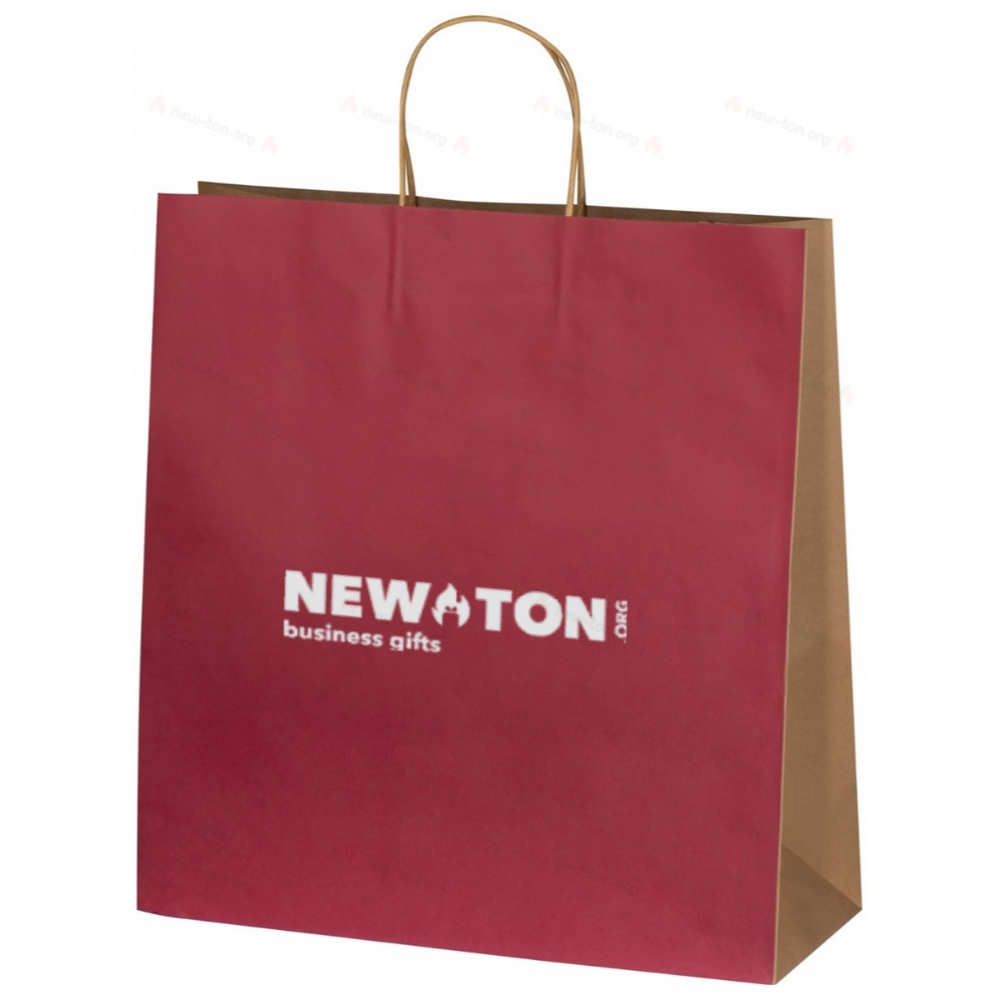 Небольшая бумажная сумка из переработанной бумаги