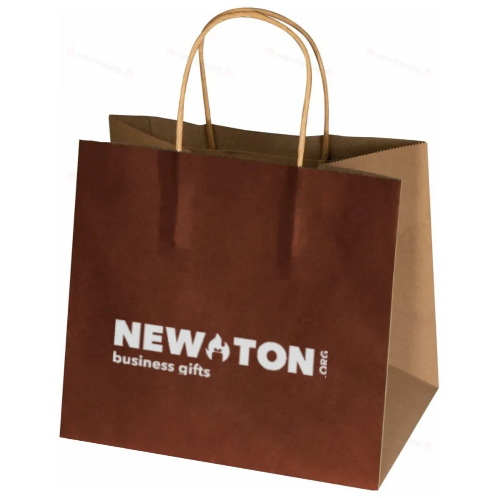 Небольшая бумажная сумка из переработанной бумаги