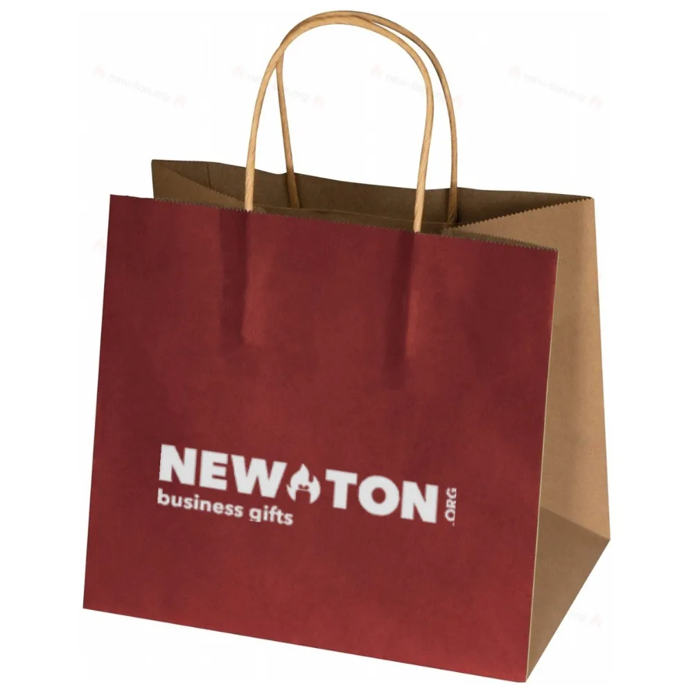 Небольшая бумажная сумка из переработанной бумаги