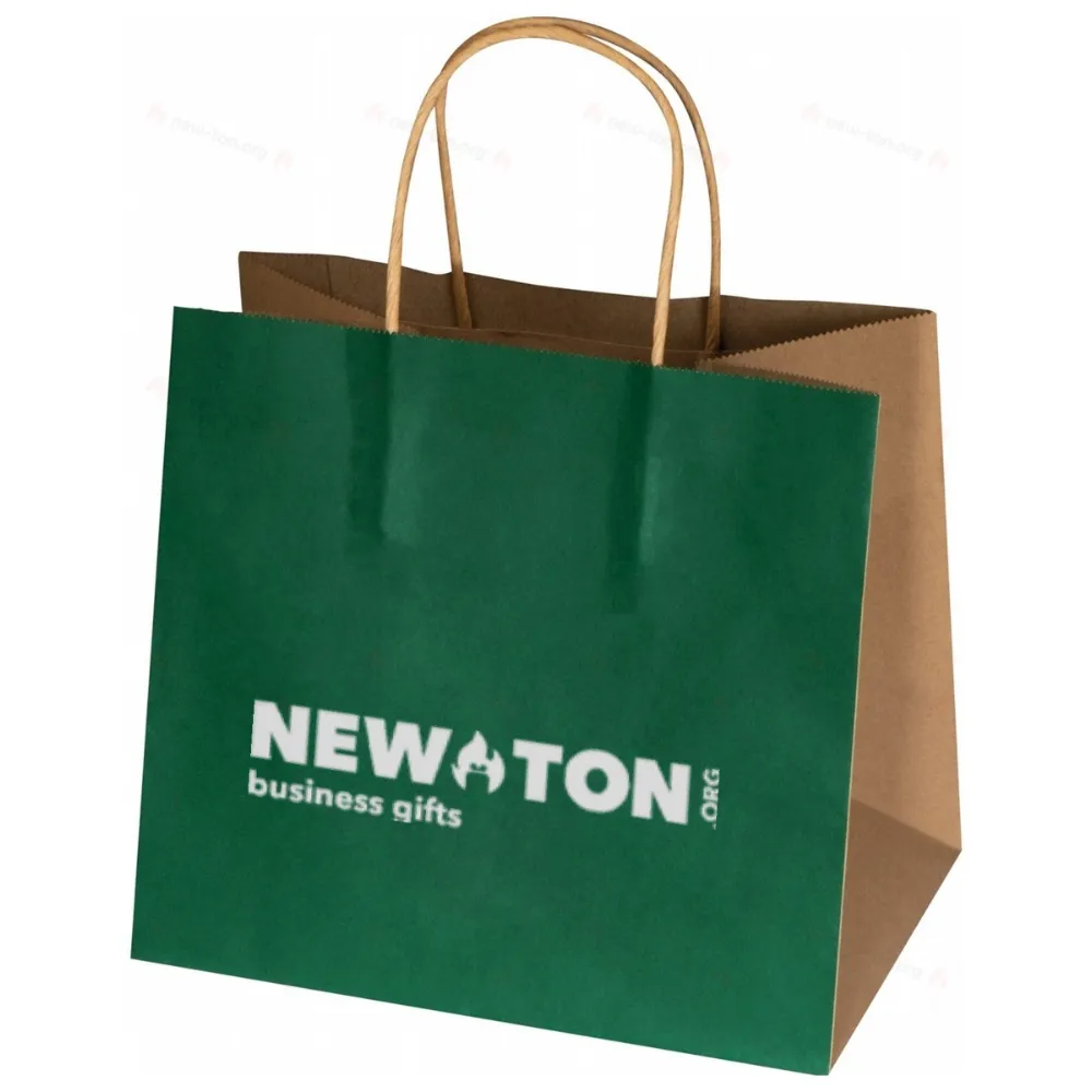 Небольшая бумажная сумка из переработанной бумаги