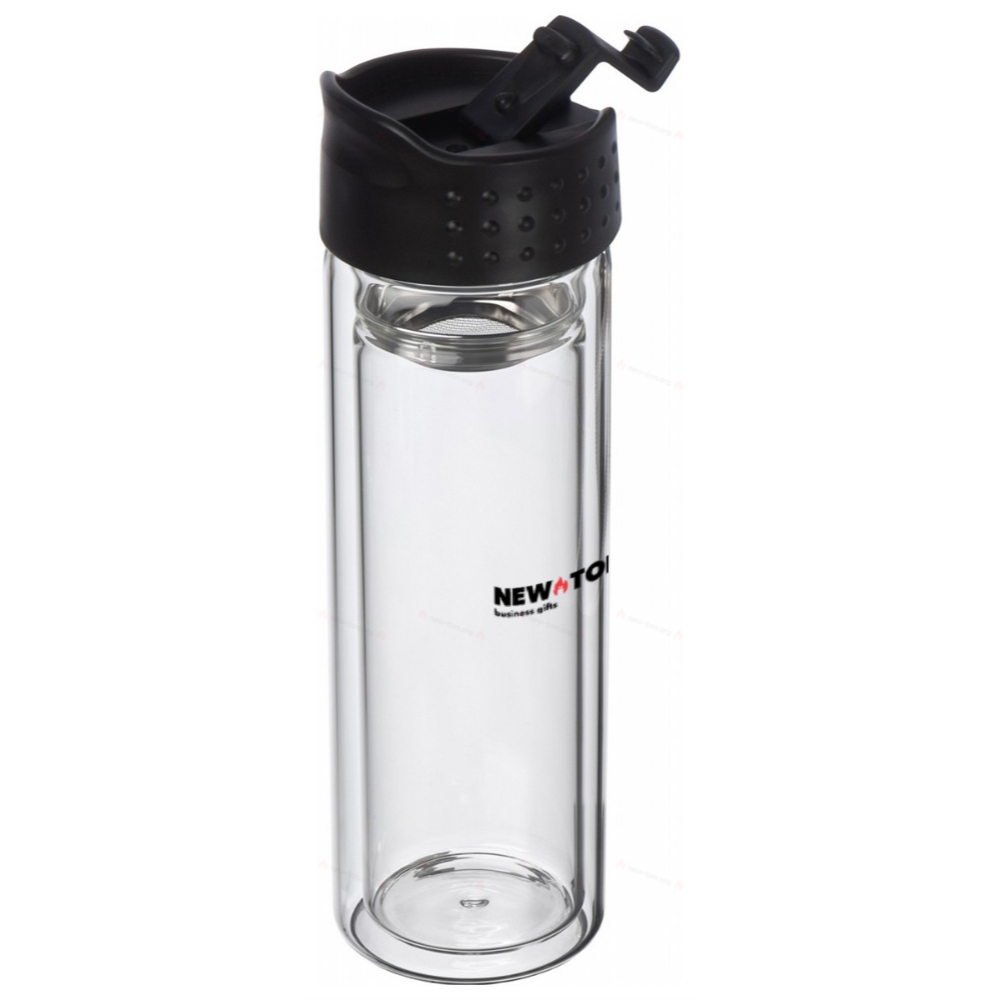 Glass drinking bottle 400 ml