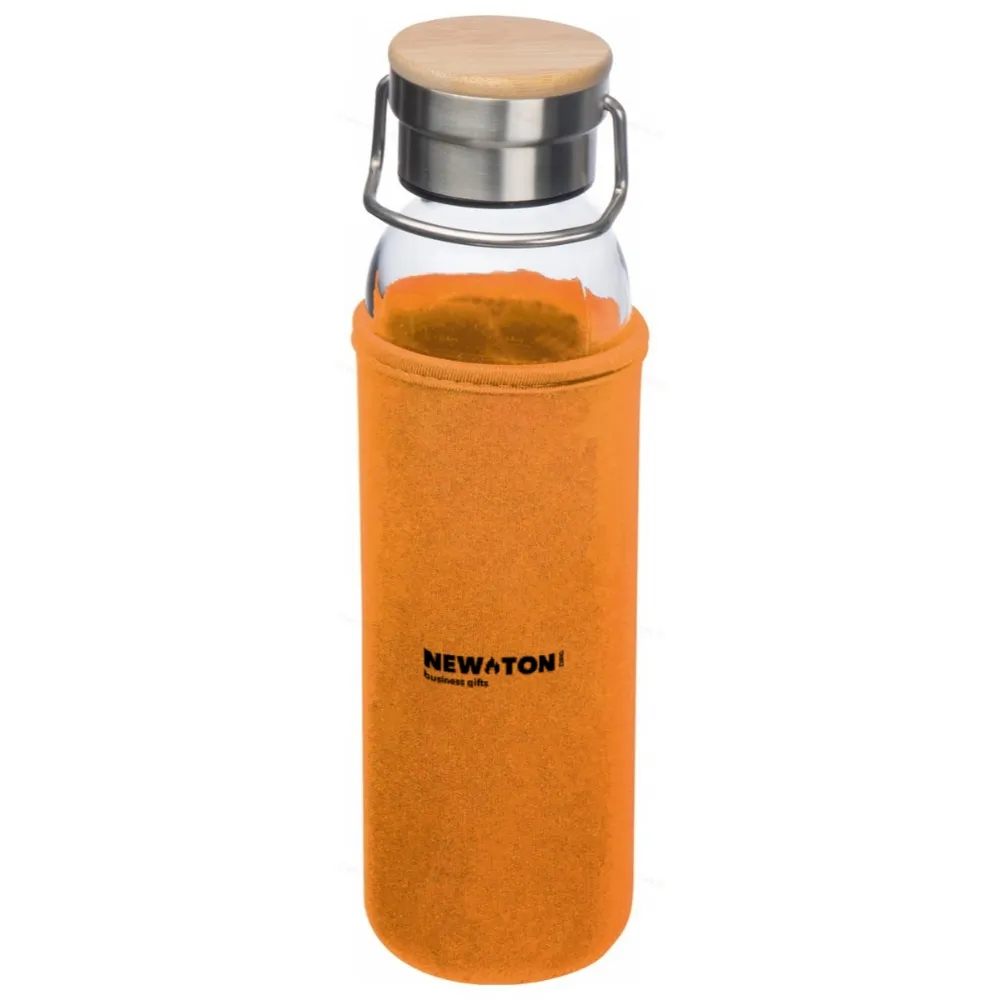 
                                            Стеклянная бутылка с неопреновым чехлом, 600 мл
                                            